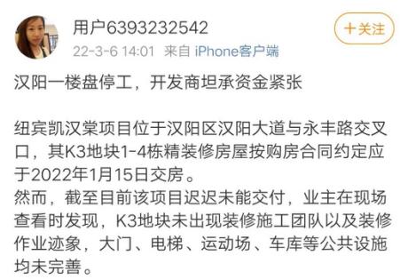 纽宾凯汉棠交房,汉阳纽宾凯汉棠交房时间