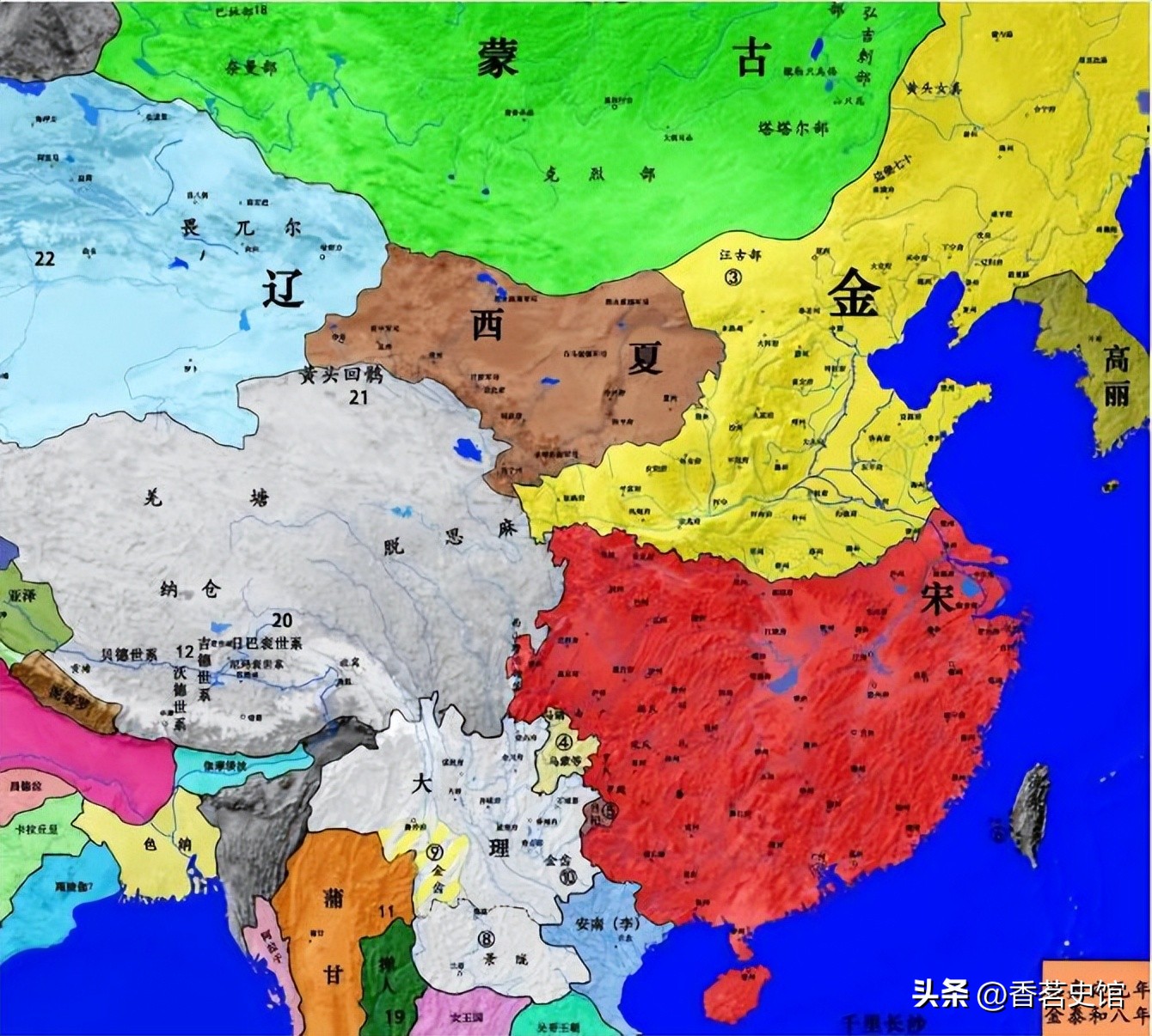 中国历史顺序：从唐尧虞舜到宣统退位，简述五千年王朝兴衰