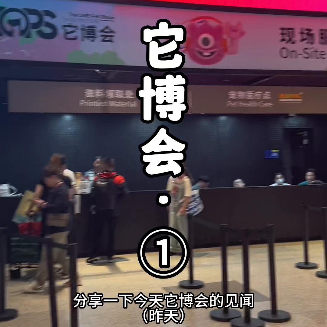 给没来它博会的伙伴们一些参与感～昨晚剪着剪着剪到睡着了...