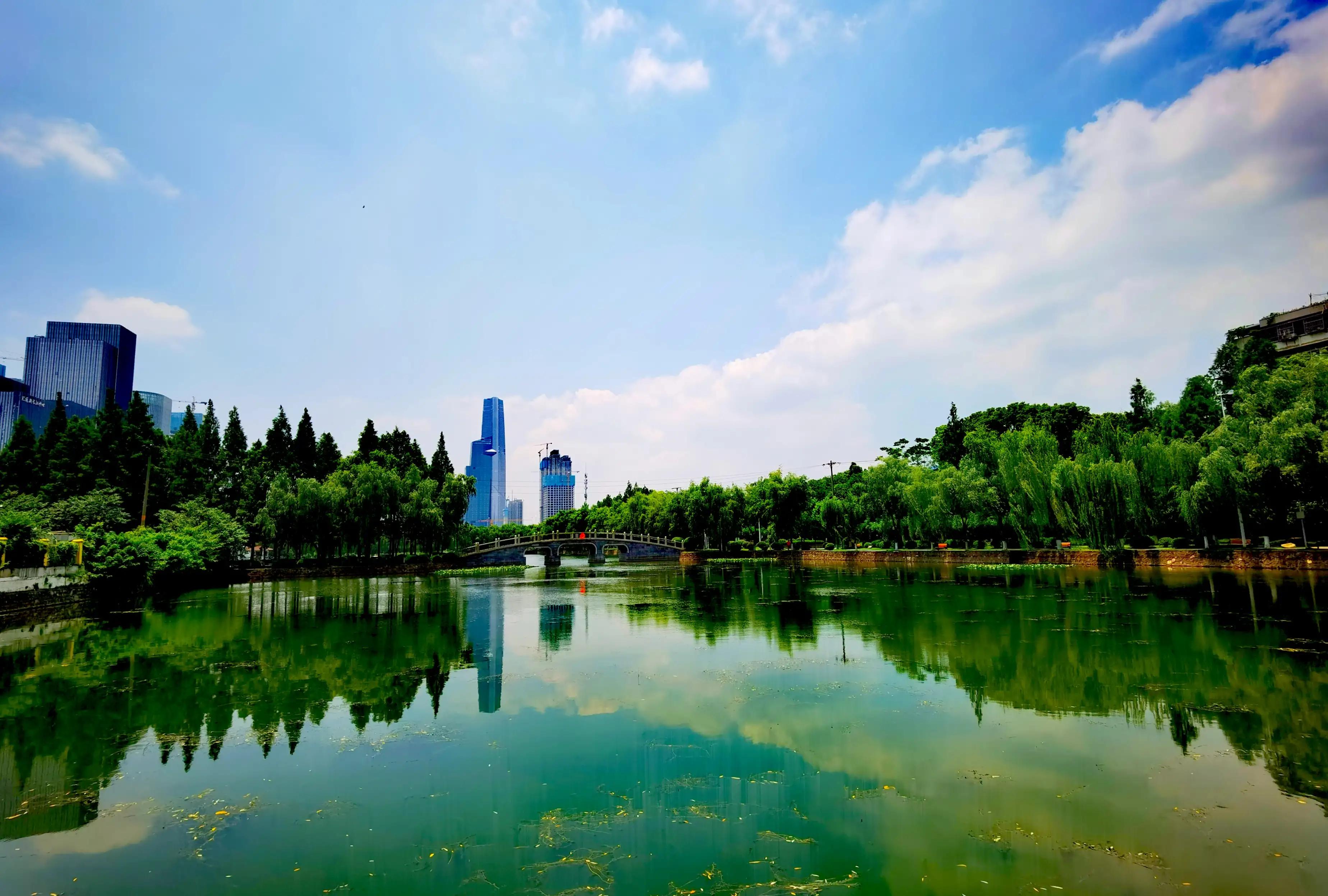 武汉四美塘公园开园了吗,四美塘公园和武昌生态文化长廊