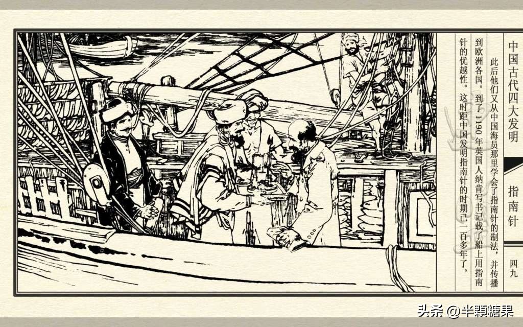 中国古代指南针简介,中国古代四大发明指南针选作