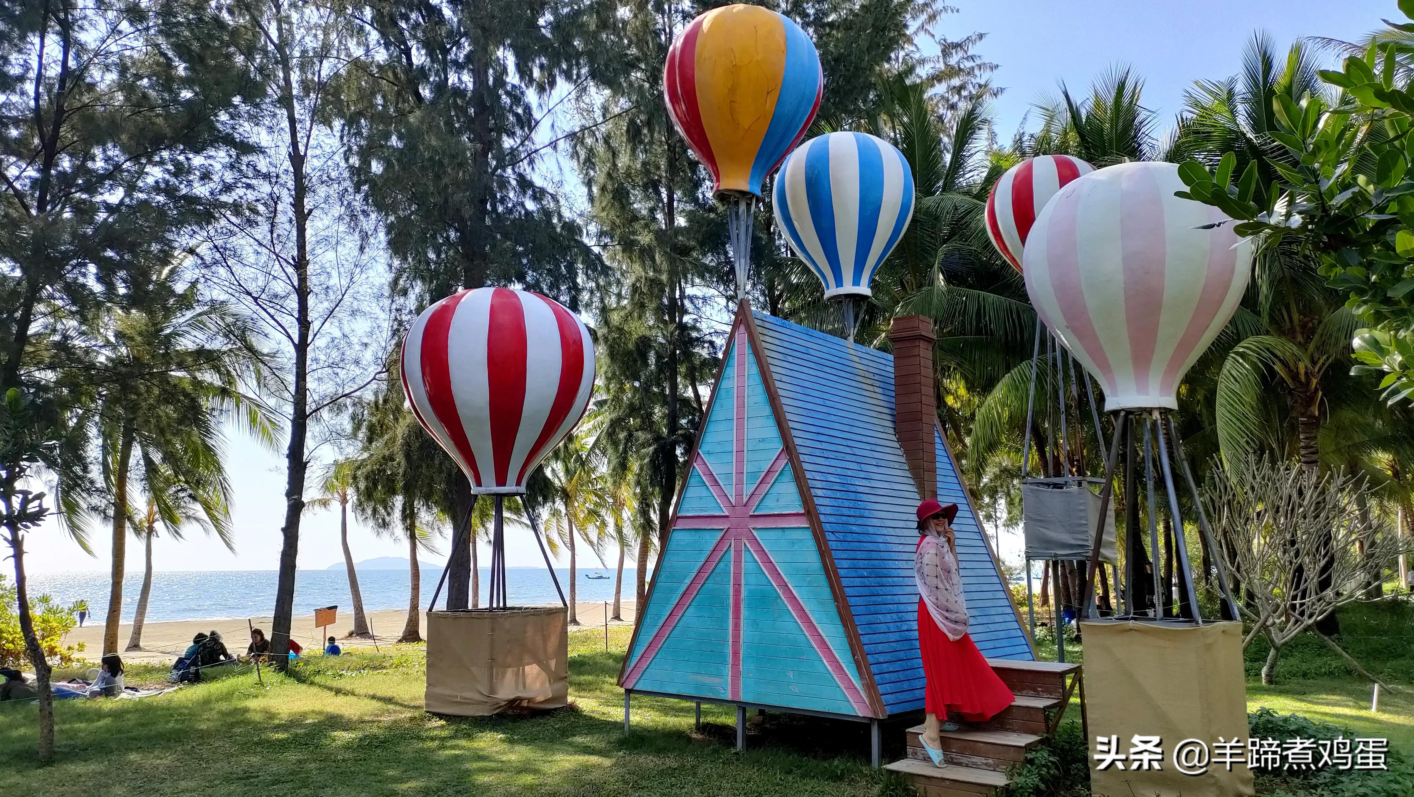 三亚椰梦长廊日落绝美,三亚湾椰梦长廊看夕阳最佳观赏点