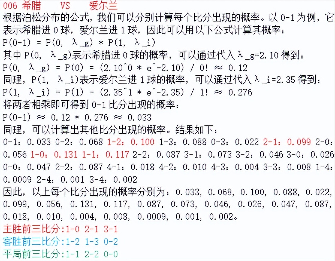泊松指数是最正确的足彩预测技术,通过竞彩赔率计算胜负平概率