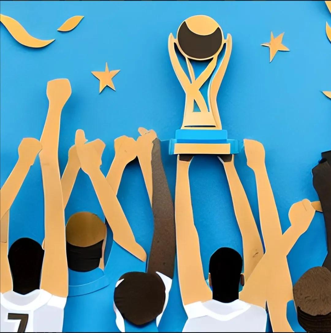 ai绘画足球队徽,ai绘画世界杯