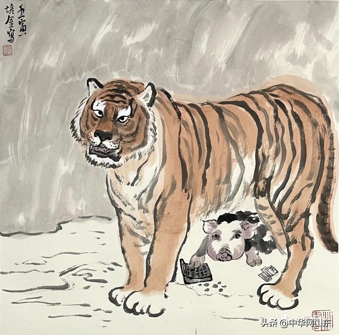 著名画家肖培金推出“虎啸风生——壬寅生肖虎新作展”线上展览