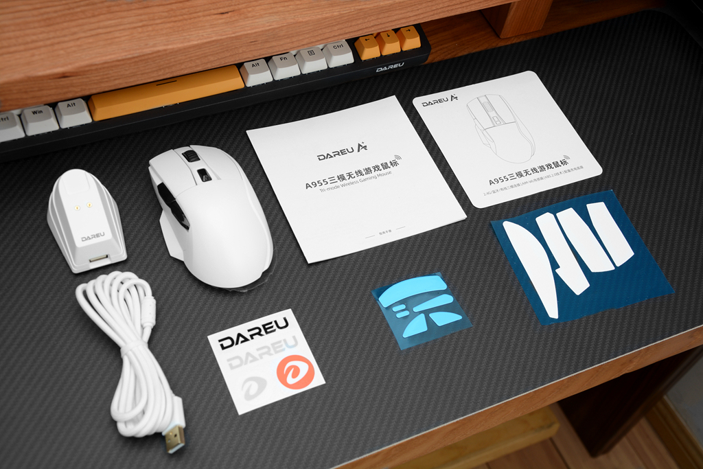 达尔优釉下青a950鼠标评测,达尔优a955鼠标有延迟吗