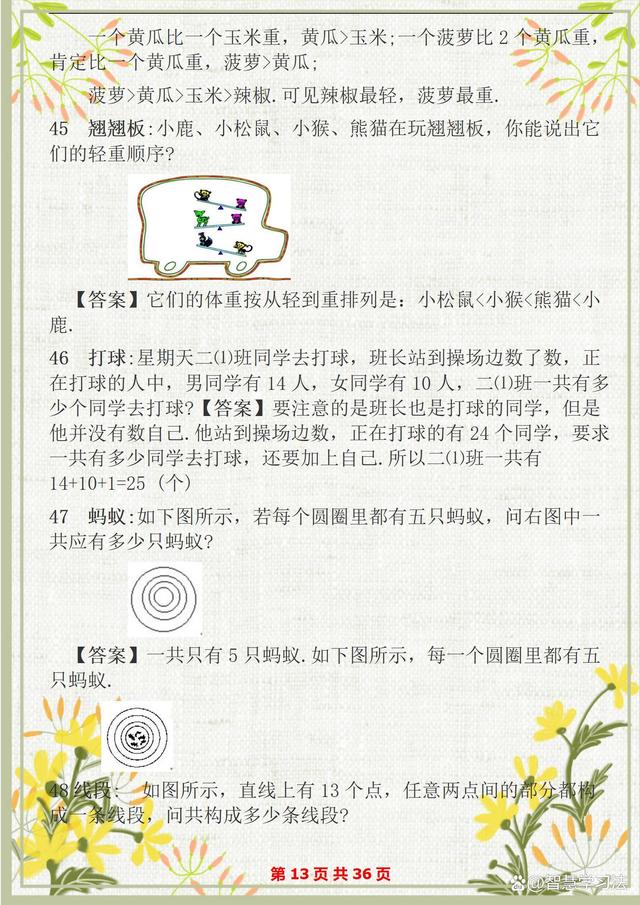 数学思维训练一年级奥数每日一题,2023小学奥数思维能力测试答案