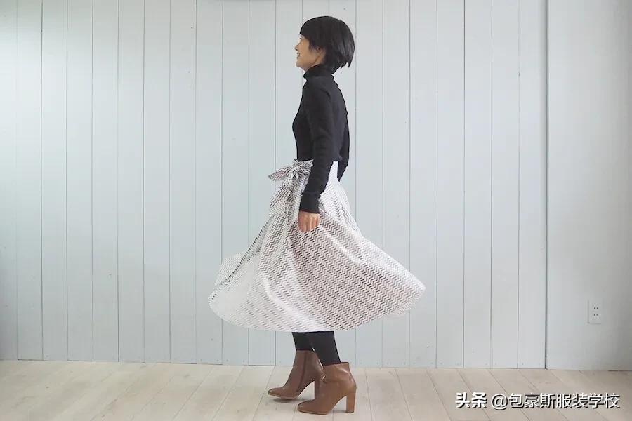 筒裙的缝制方法,裹身裙裁剪教程