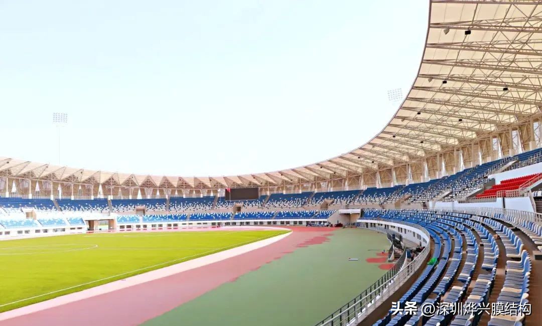 膜结构体育场看台,武威球场膜结构安装