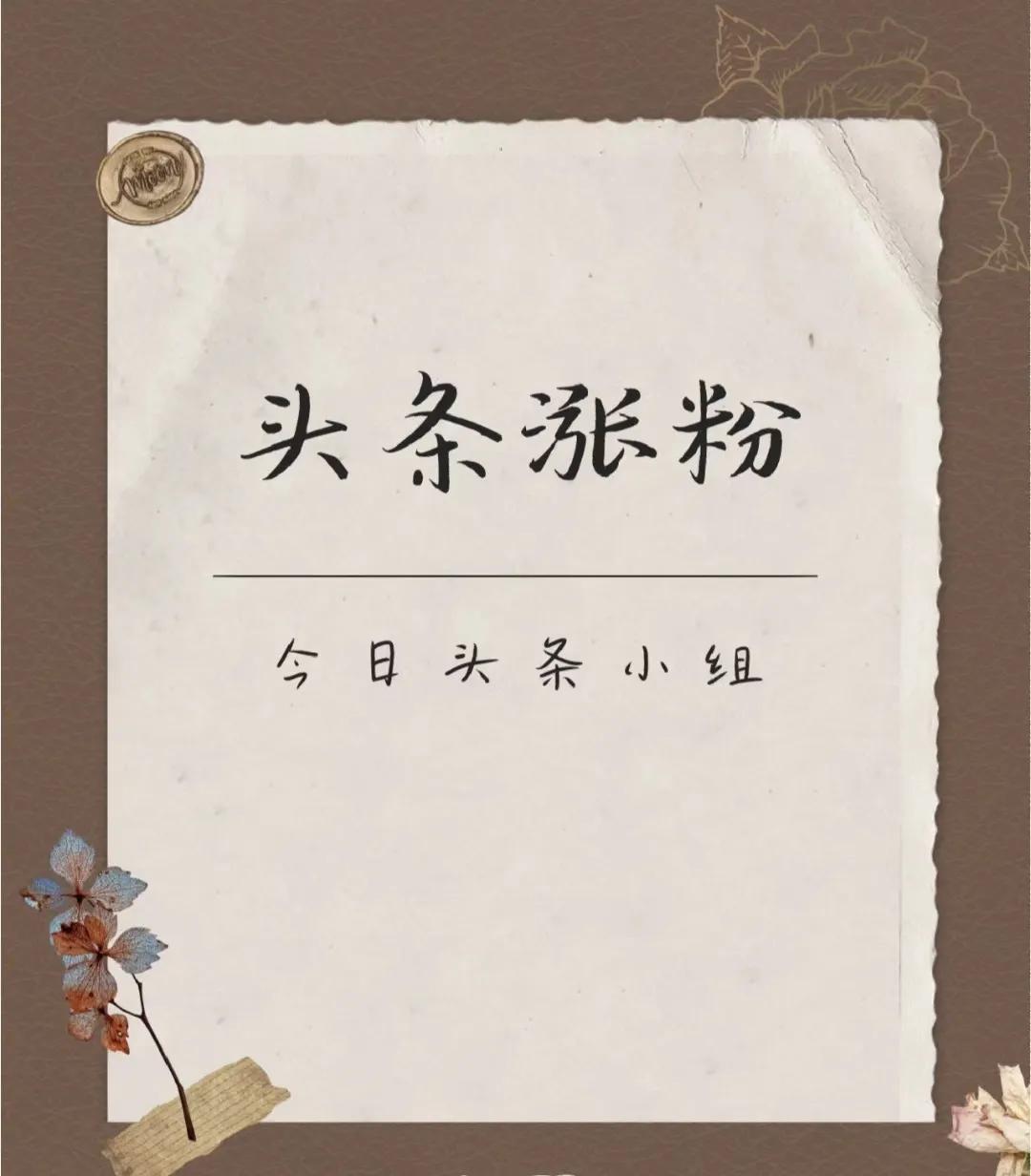 头条涨粉计划小组,助力新人涨粉1000计划