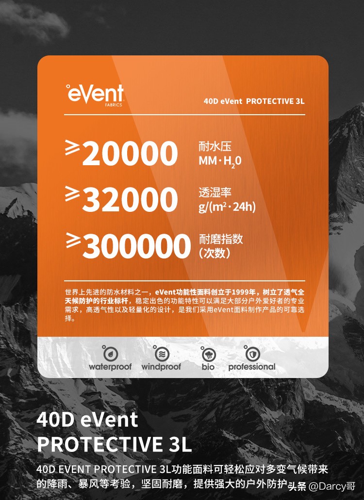 始祖鸟event冲锋衣,国产冲锋衣极地