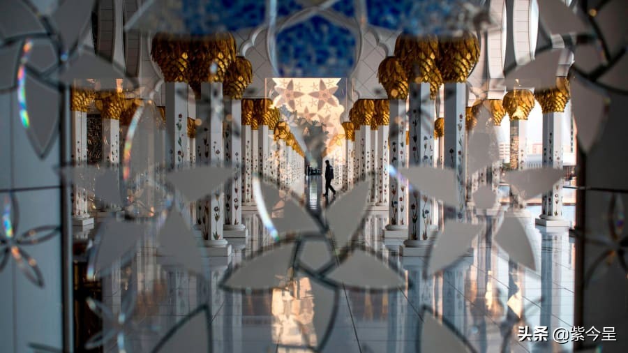 阿联酋阿布扎比最奢华的清真寺,世界上最豪华的清真寺阿布扎比