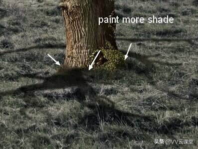 在Photoshop中创建带有月亮的树的超现实图稿，VV云课堂教程