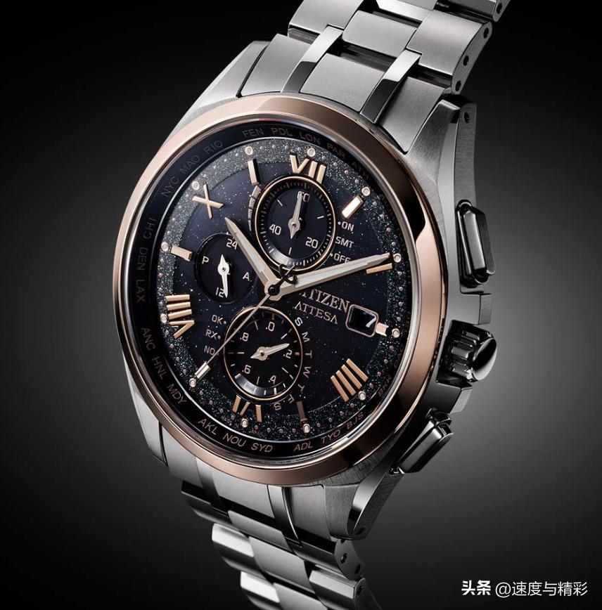 西铁城30周年限量版二手,最先进的西铁城电波手表