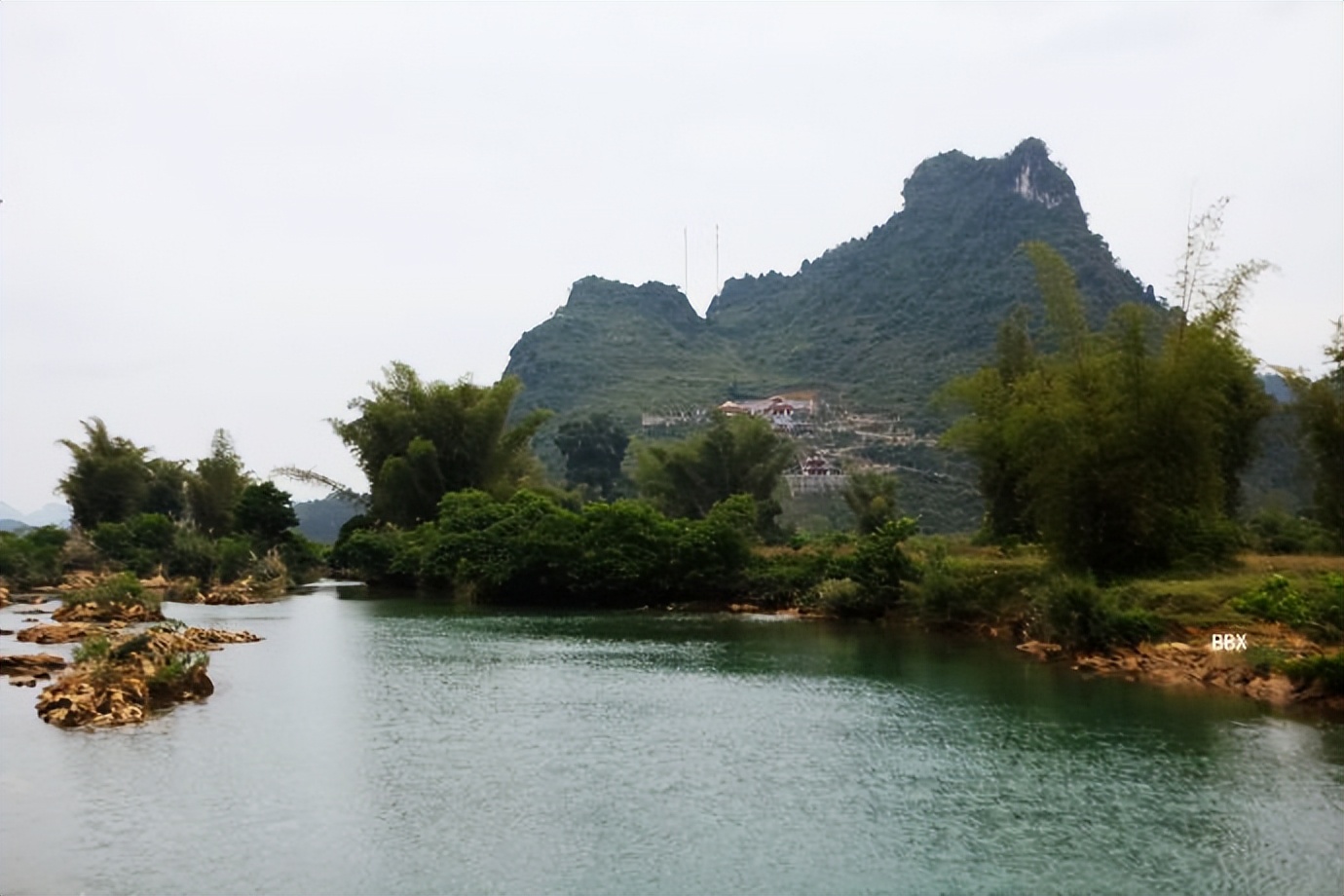 中越边境越南的露天集市,高平集市