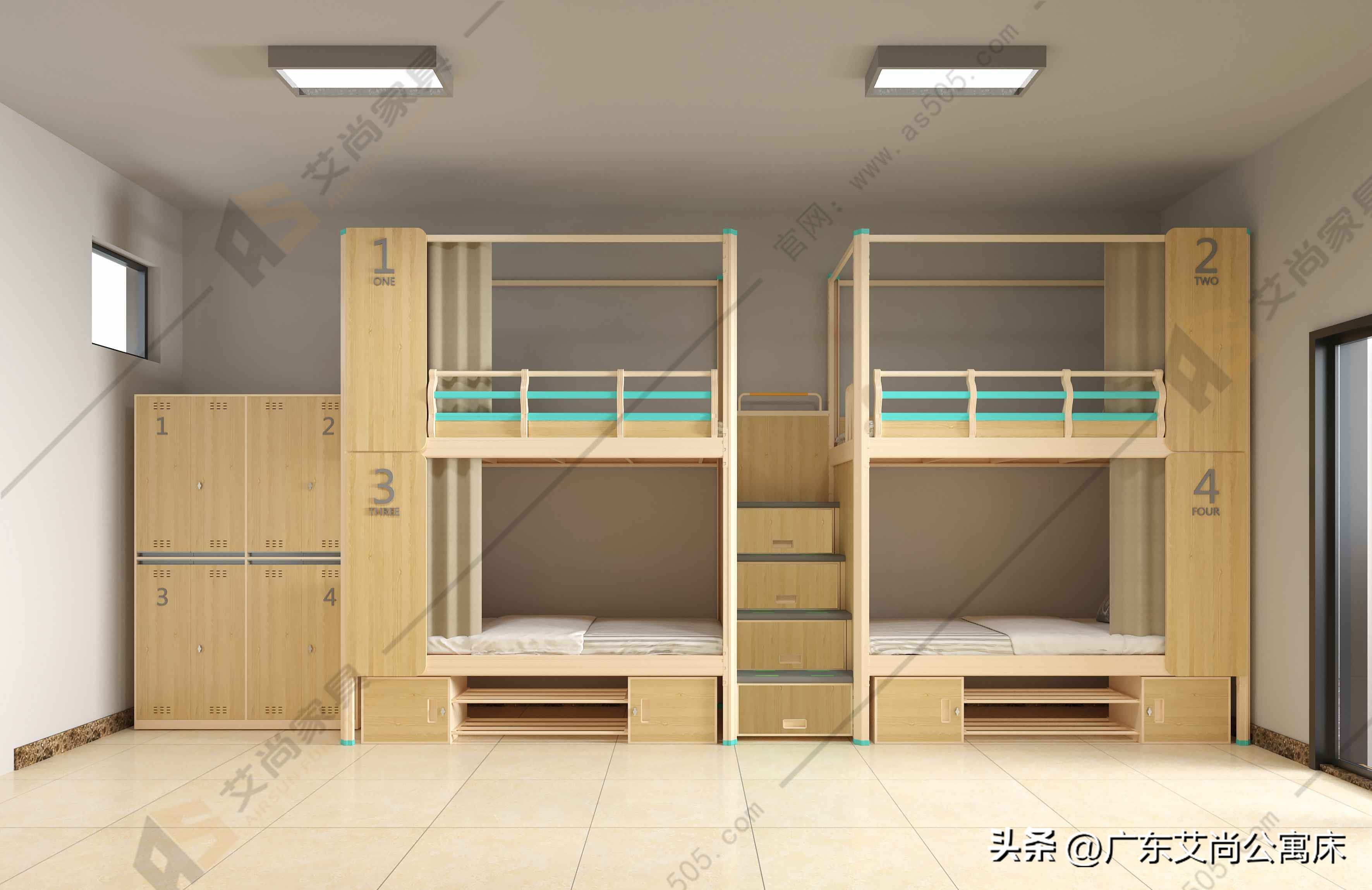 宿舍上下床宽是多少,上下床尺寸大学生宿舍