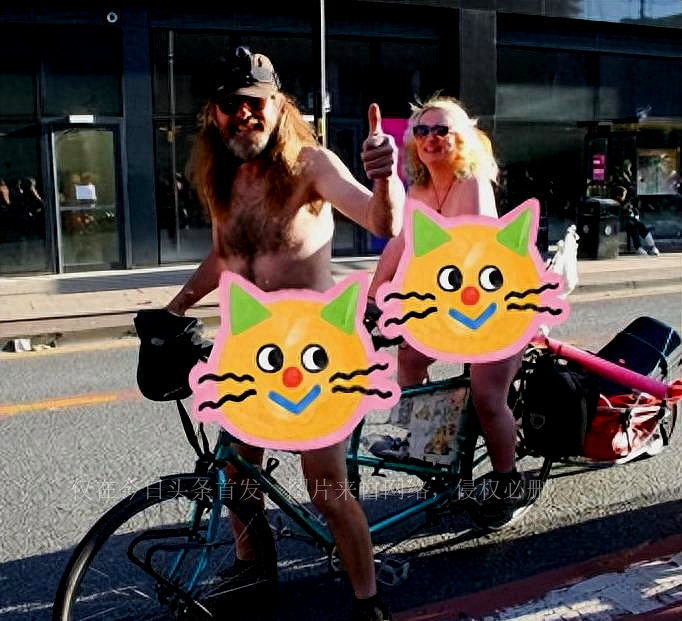 厦门情侣双人自行车,情侣公园蹬双人自行车