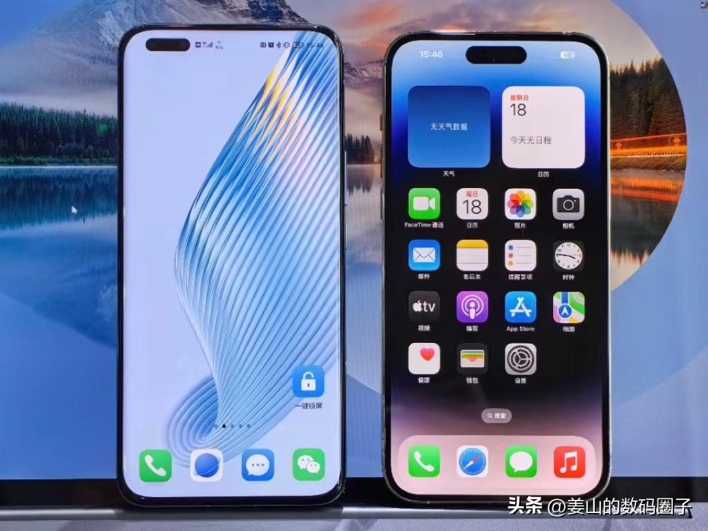 荣耀magic5pro对比苹果14promax,荣耀magic6pro和苹果14promax