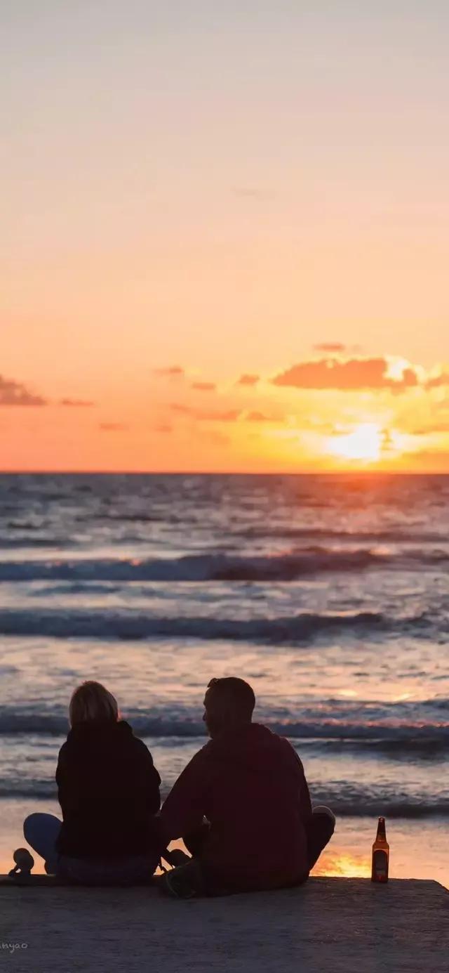 美丽的碧海蓝天壁纸,2018蓝色大海夏天壁纸