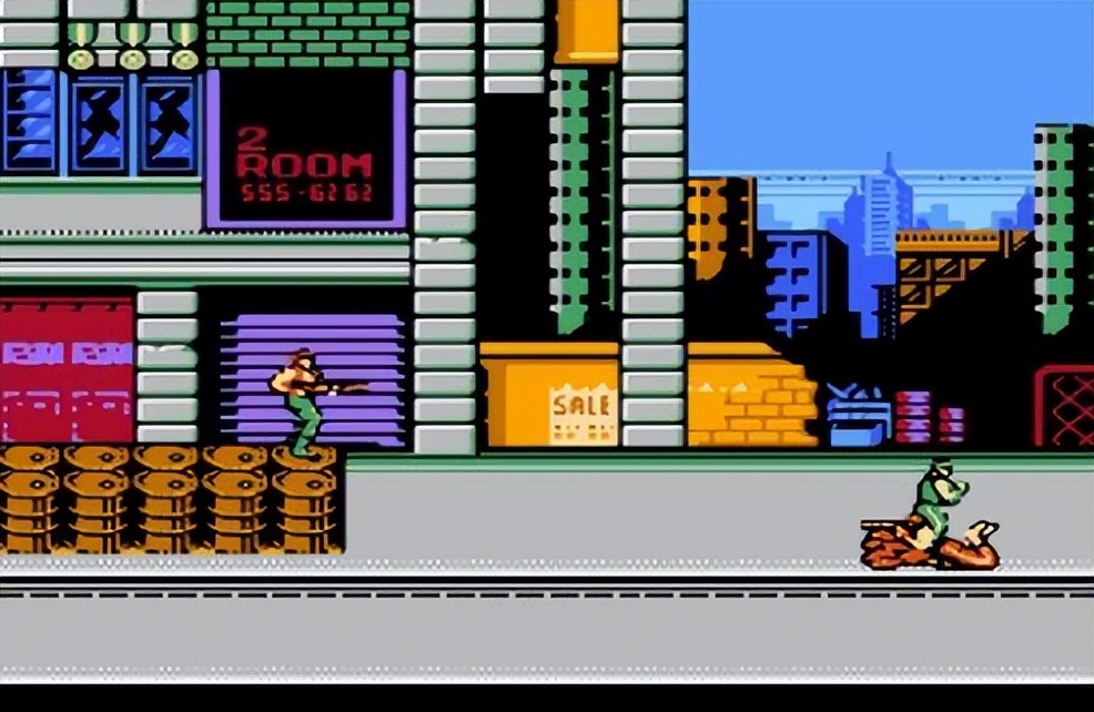 fc红白机卡带排行,用fc红白机玩魂斗罗三