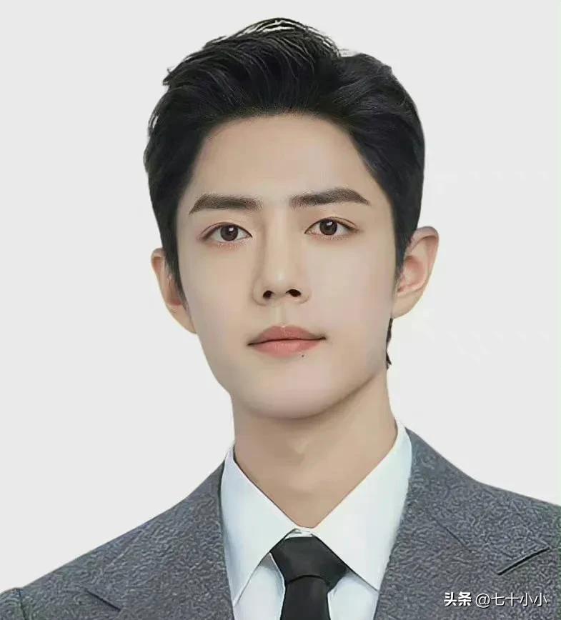 肖战证件照高清图背影,肖战上学时候最美照片