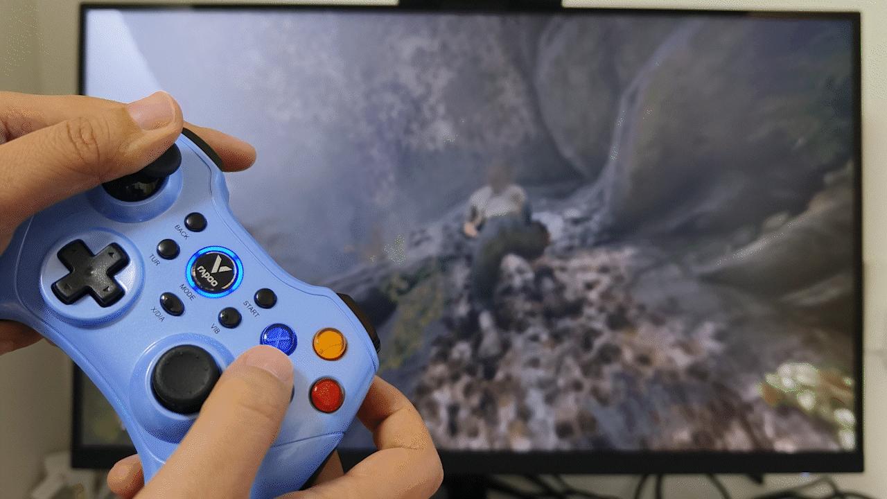 雷柏v600s手柄怎么玩,雷柏v600s是蓝牙手柄吗