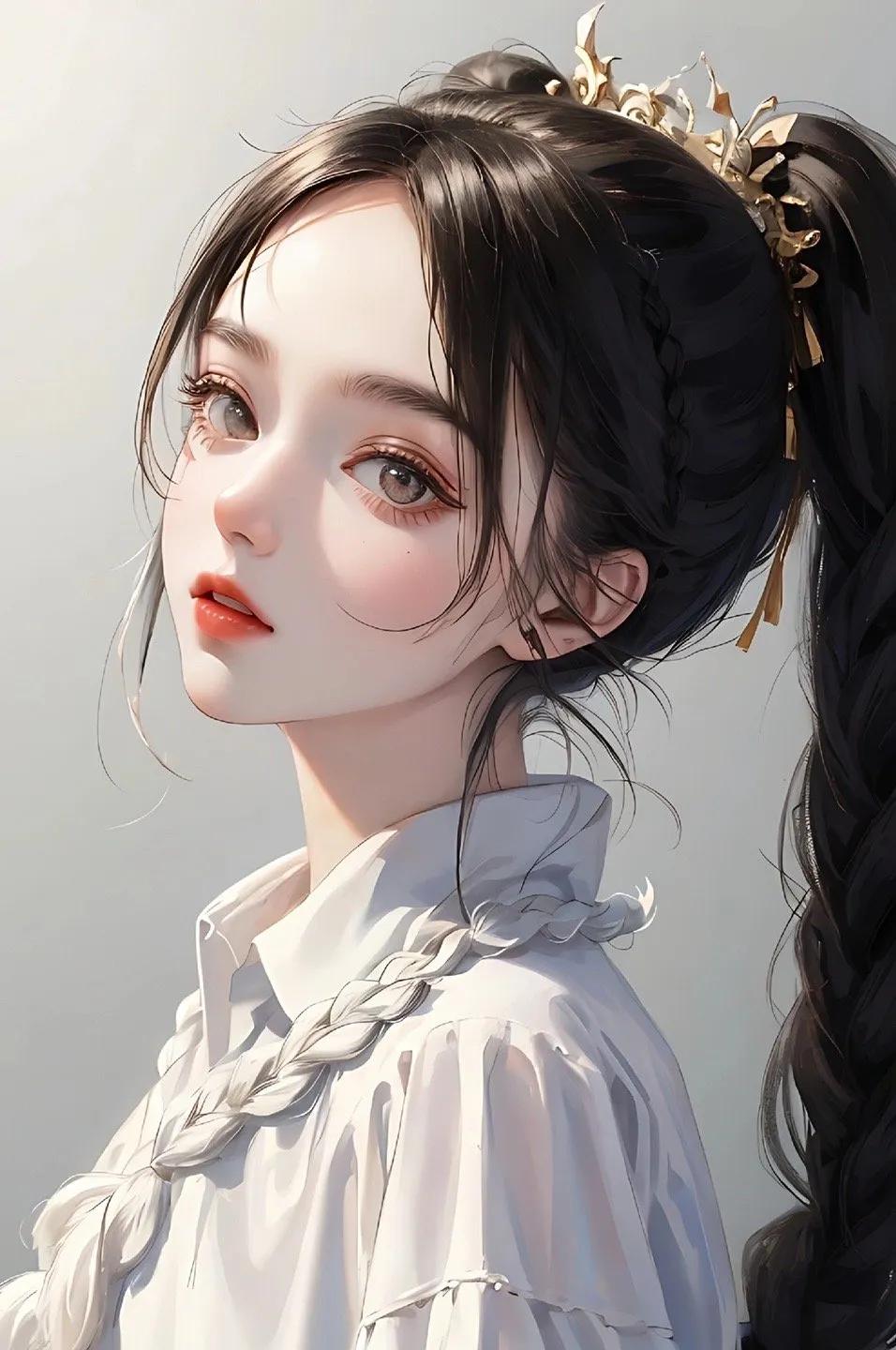 夏天穿搭小姐姐图片,小清新气质的小姐姐写真图片