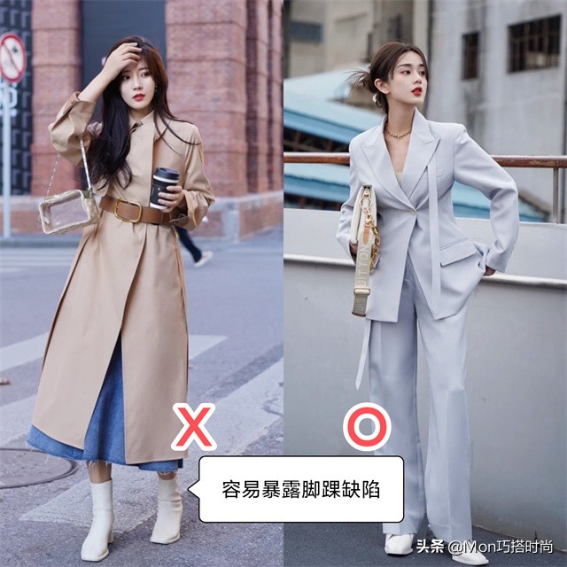 今冬火了一种靴子叫“方头靴”，脚宽腿粗的女生也能驾驭，特显瘦