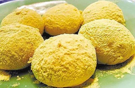 松花团子怎么做不粘手,人间仙果的做法大全