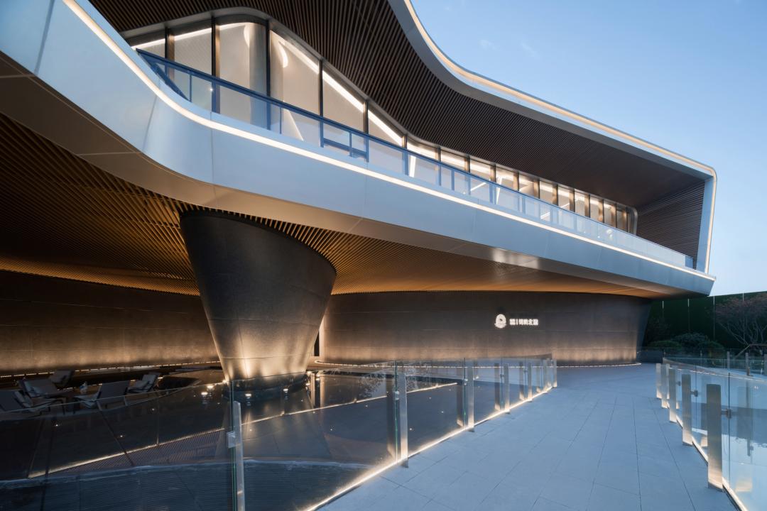 建筑铝材幕墙效果图,建筑装饰铝板设计加工