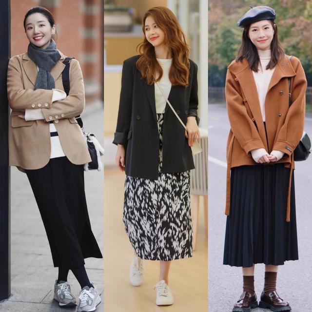 适合女生显腿长的款式上衣,上衣很长的裙子很短怎么穿好看