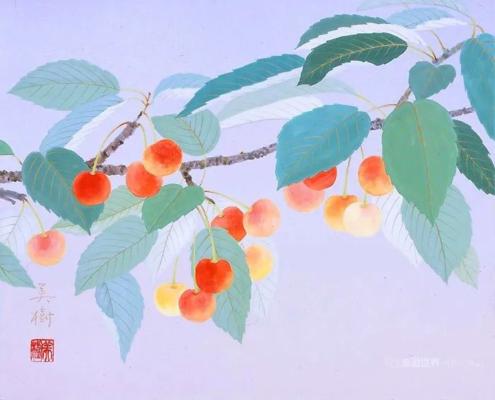 野地美树子手绘油画,日本画家奈良美智作品图