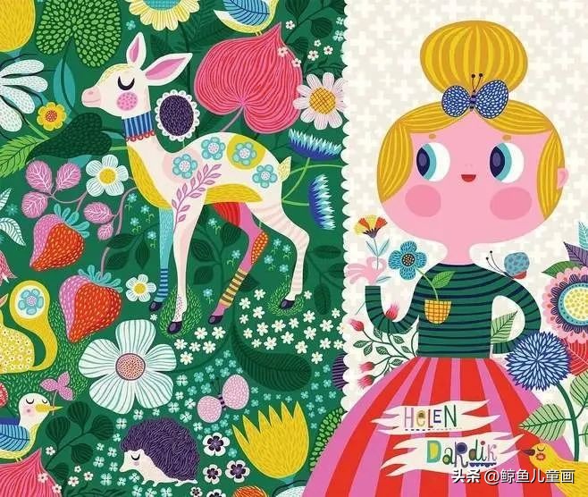 插画作品鉴赏,手绘插画鉴赏