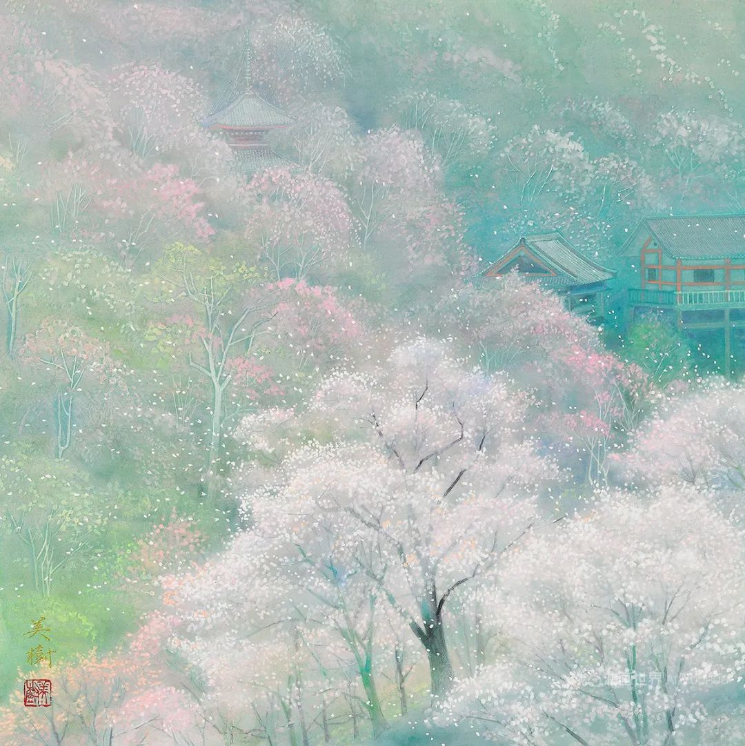 野地美树子手绘油画,日本画家奈良美智作品图