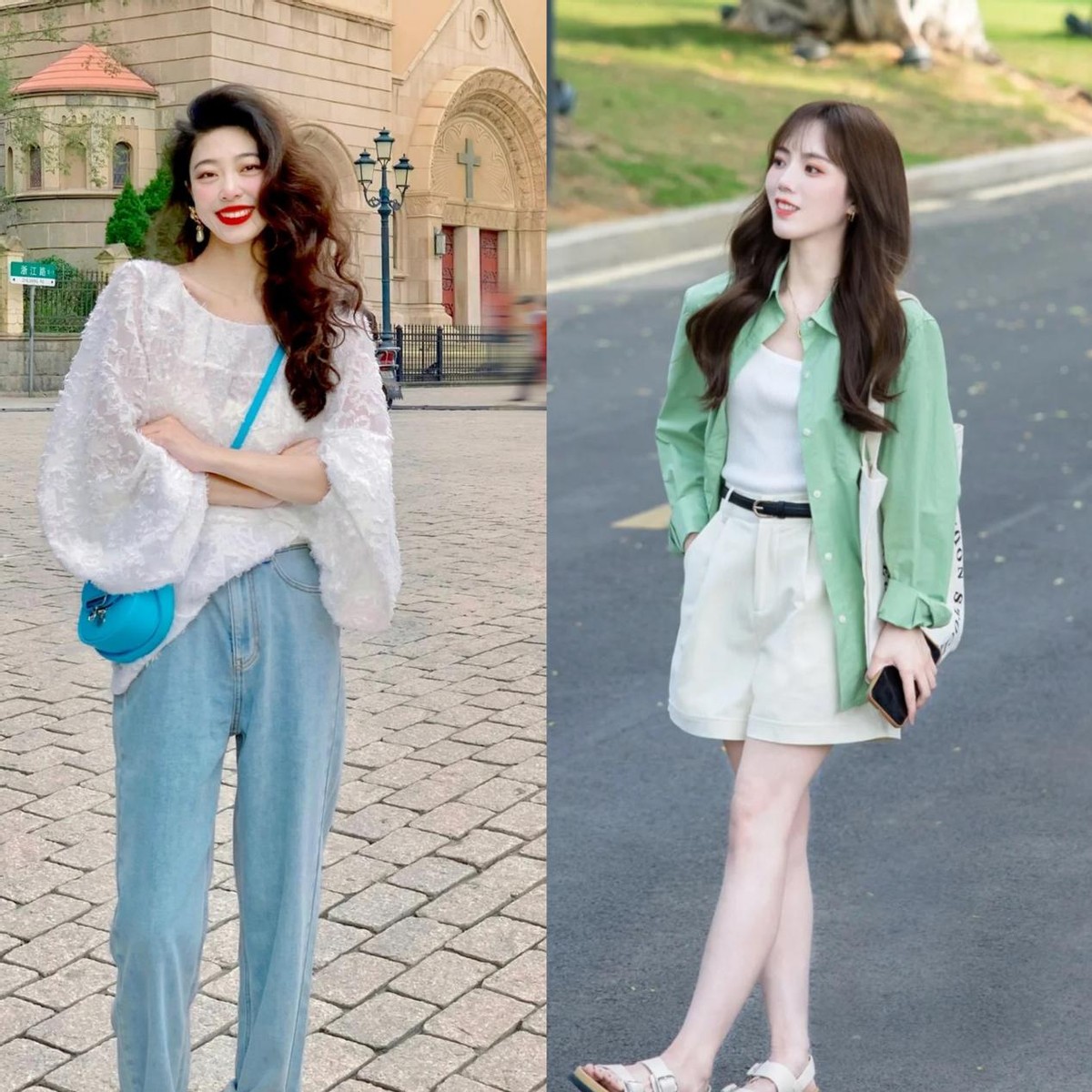 小个女生穿搭有“窍门”,“2个强化+2个弱化”,轻松显高几公分