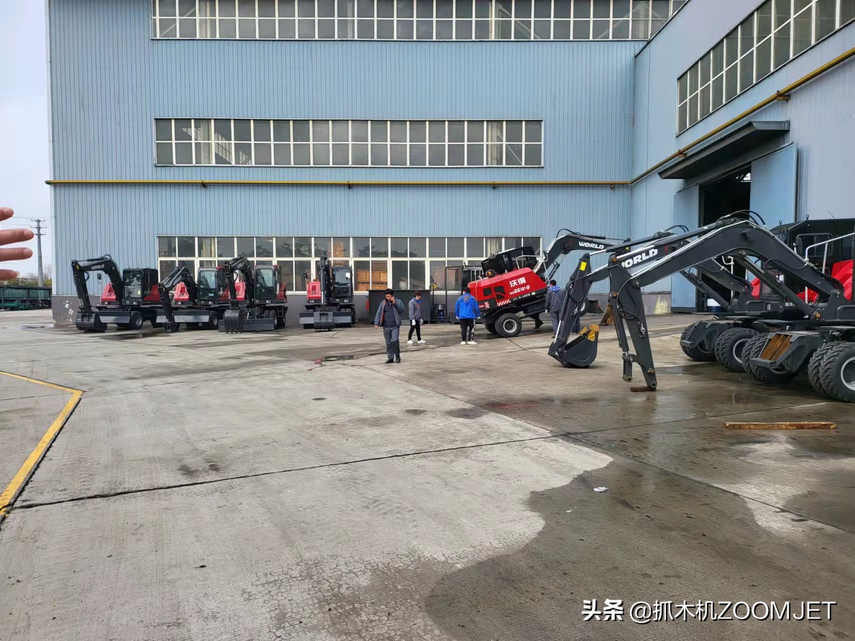 乌鲁木齐沃得轮式挖掘机,轮式挖掘机抓木机的价格