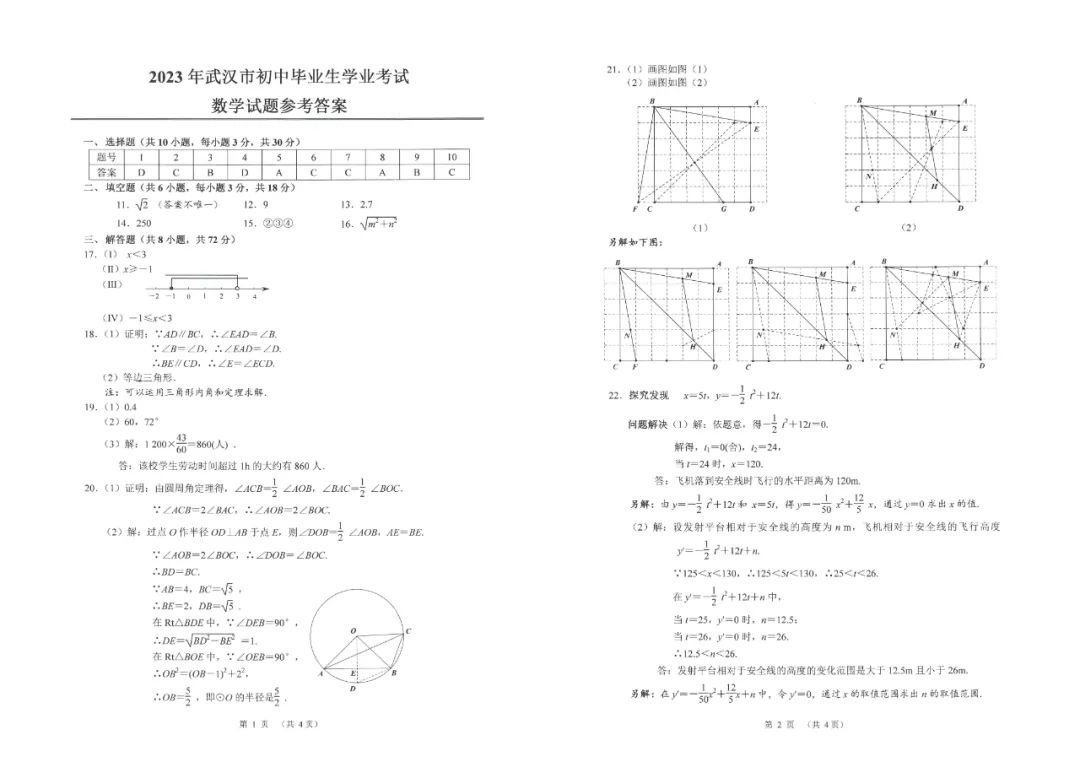 2023年广西中考道法试卷及答案,武汉2023年中考录取分数线