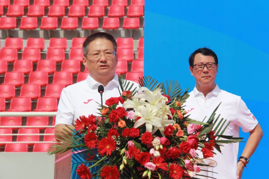 潍坊市足球月开幕式,火红七月主题活动