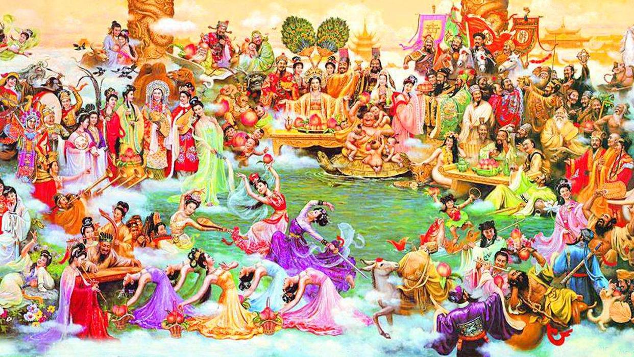 王母蟠桃和人参果哪个更好,西王母蟠桃是什么