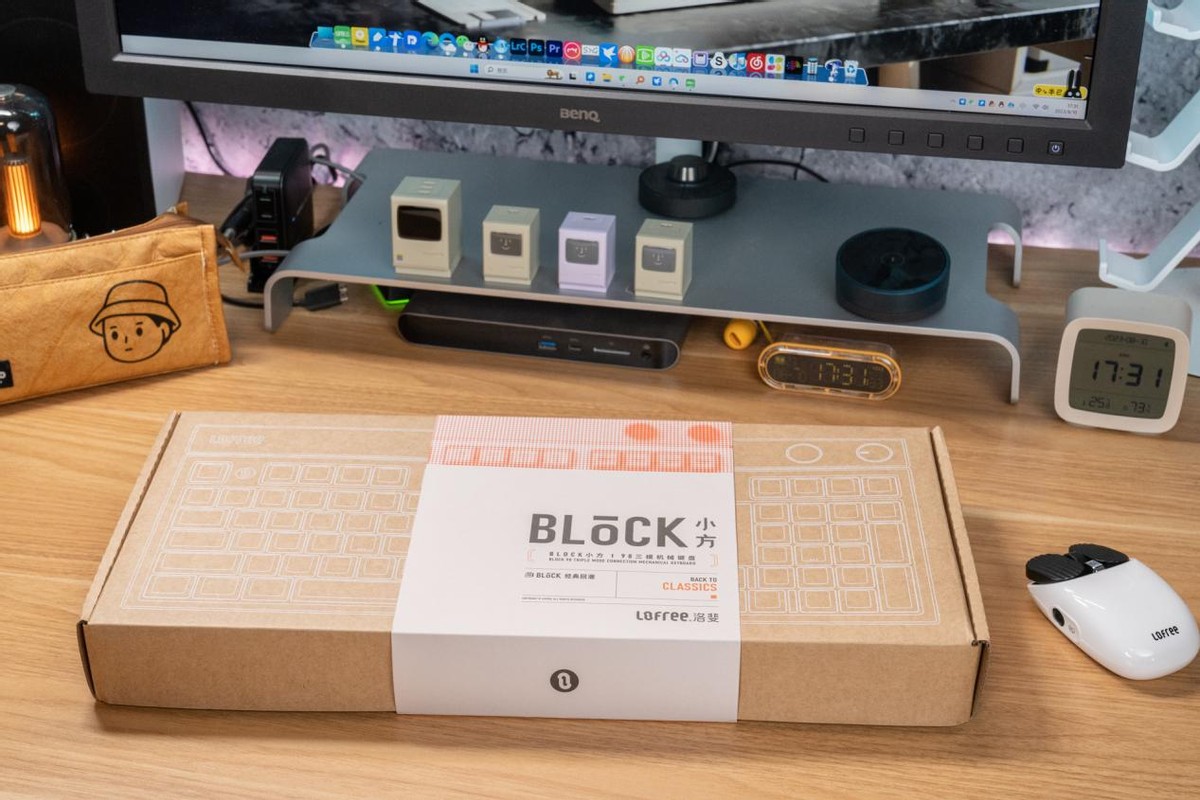 洛斐透明磨砂键盘测评,lofree洛斐机械键盘套装