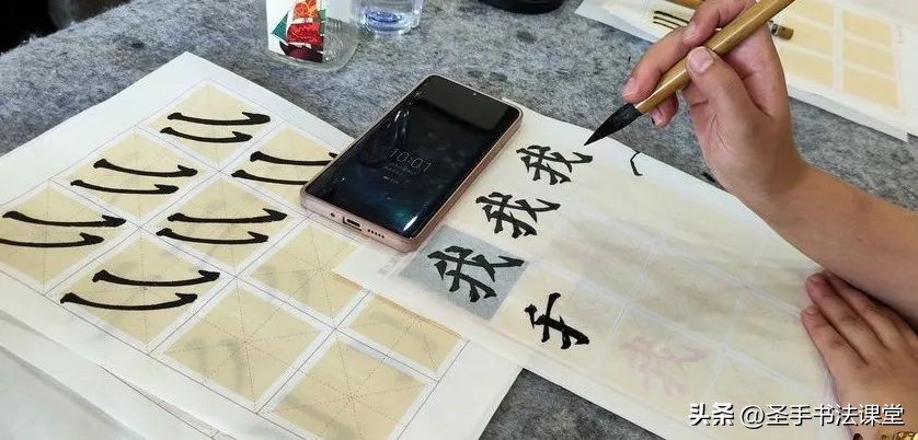 中小学毛笔书法教与练系列,毛笔书法教学技巧培训班