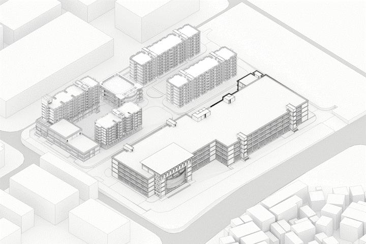 旧厂新生，立体学苑-深圳华朗学校A地块/坊城设计FCHA