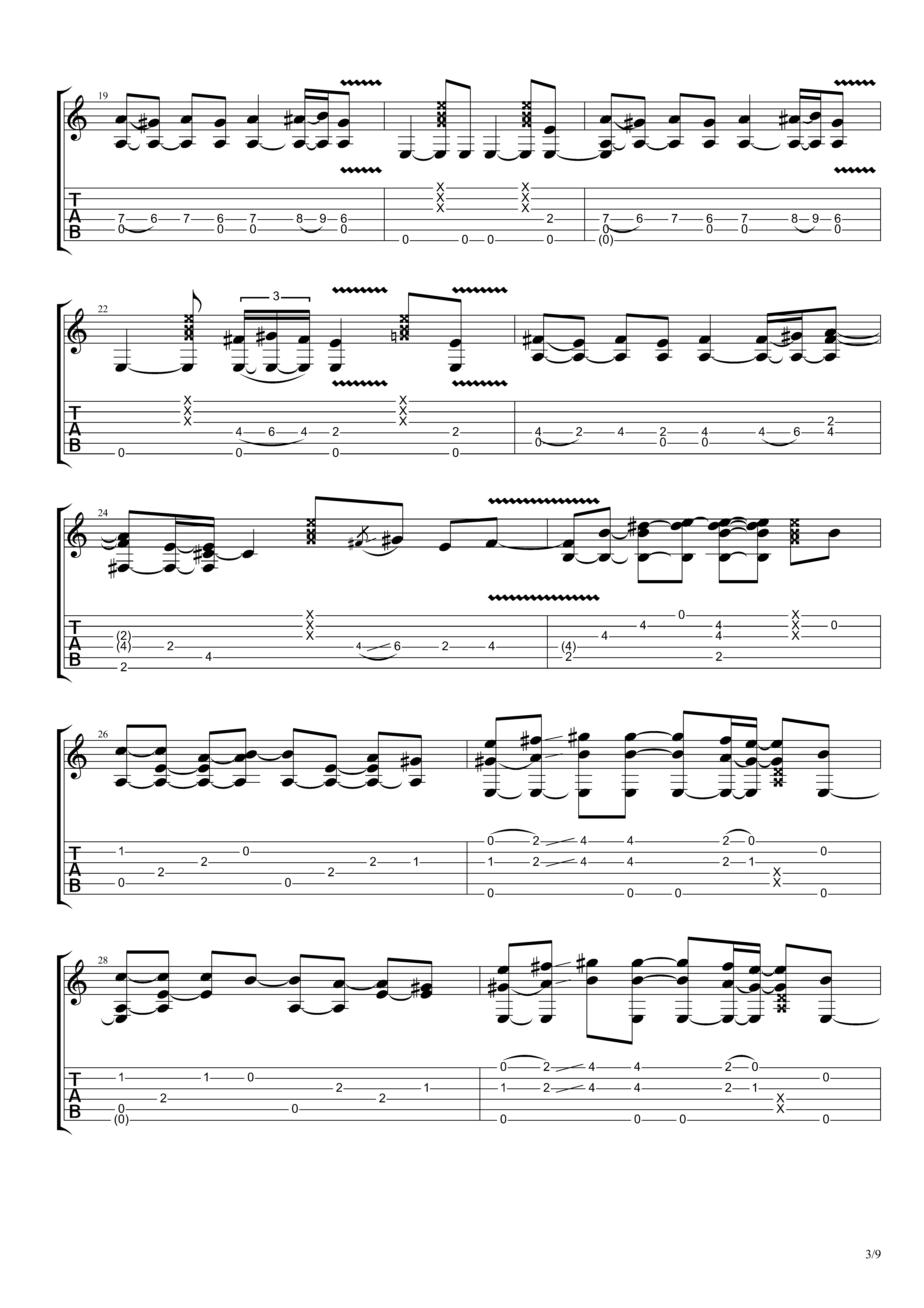 普通朋友十级吉他谱,普通朋友F调吉他谱