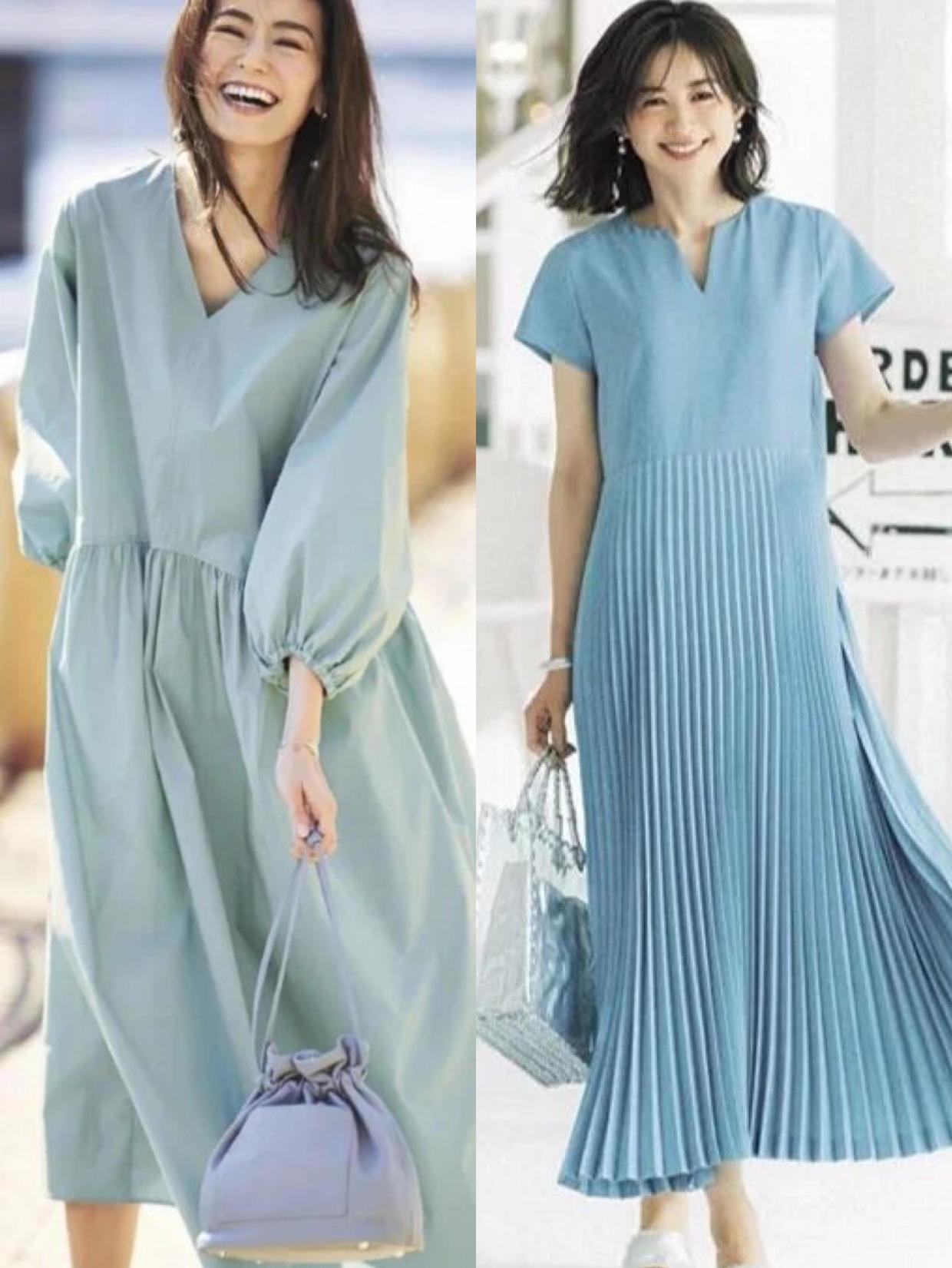 日系连衣裙穿搭,穿搭韩式博主夏季连衣裙推荐