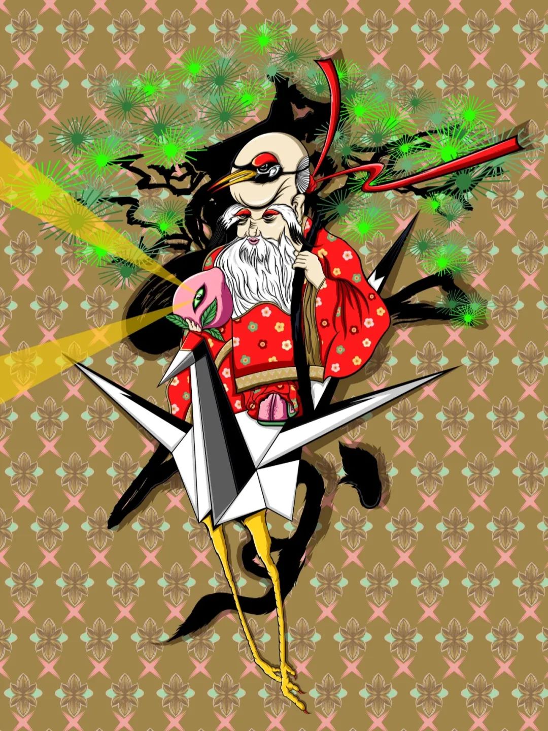 KzengJiang：连接传统与现代间的“东方浮世绘”「中国风艺术家」