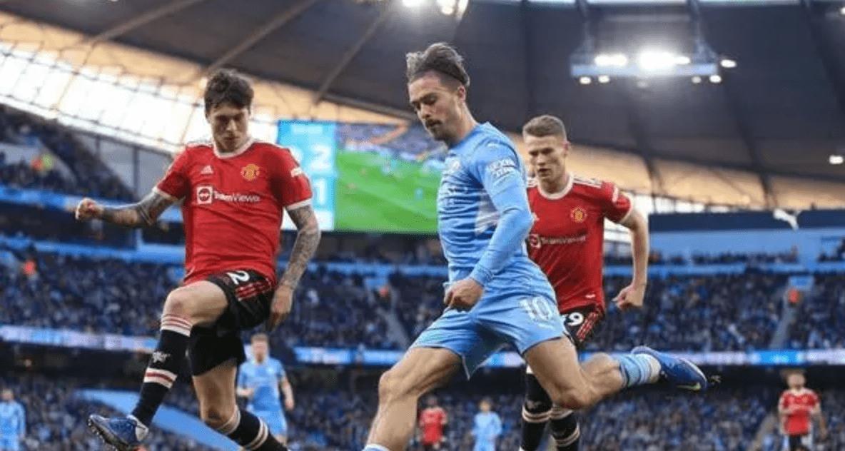 曼城对阵曼联3-1哈兰德,曼联2-1逆转曼城瓜迪奥拉