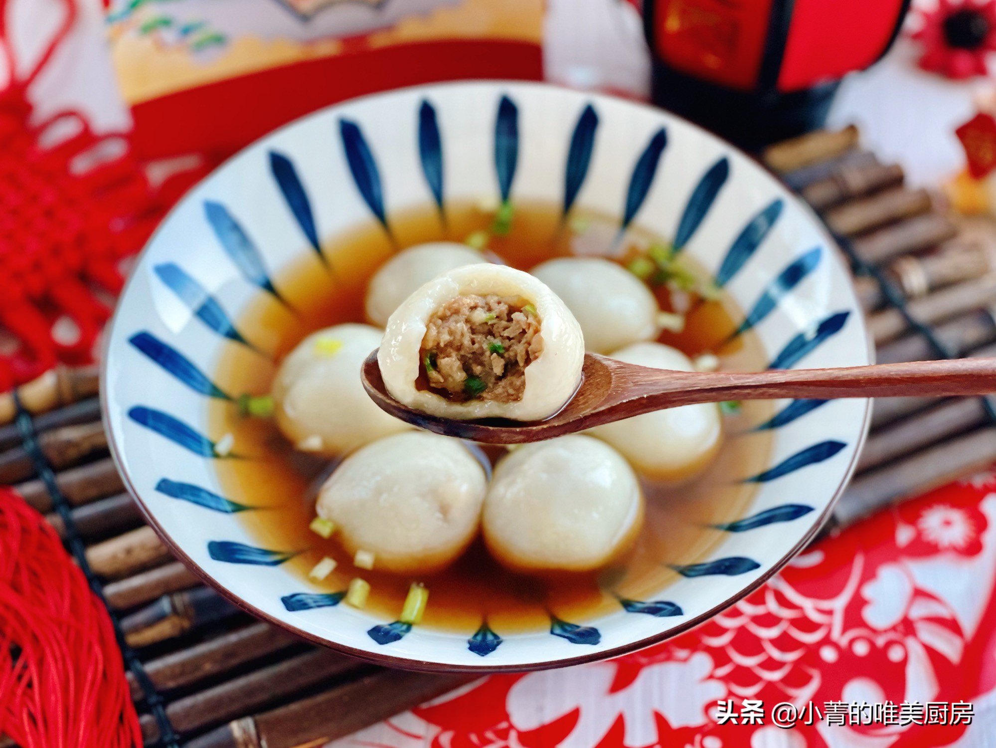 元宵汤圆炸着吃,今年的元宵汤圆特别甜