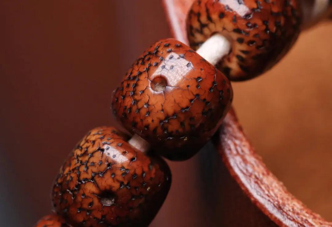 菩提手串包浆原理,文玩基础知识金刚菩提的返碱