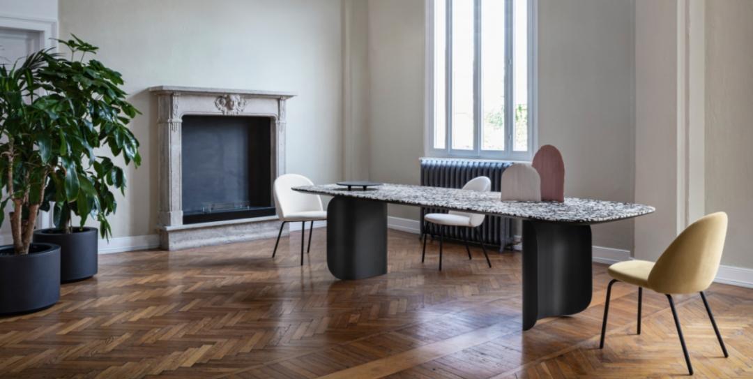 奢石餐桌别具一格,奢石餐桌大平层豪宅首选