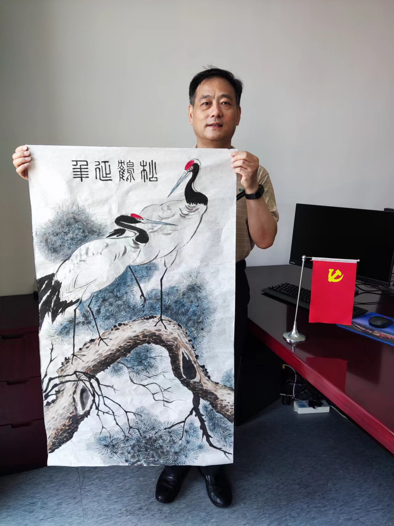 中美艺术作品展,中美书画艺术交流展